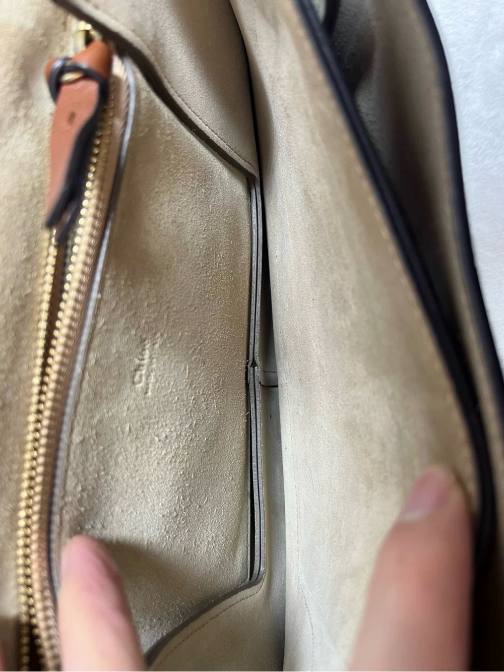 SOLD! Authentic Chloé Faye Colorblock Leather Crossbody Shoulder Bag - Picture 11 of 15